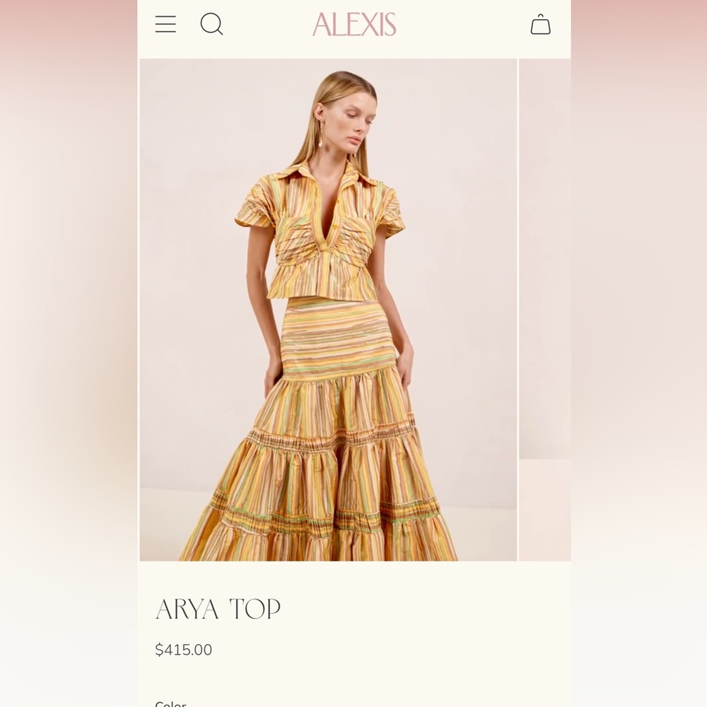 Alexis Arya Top size S New with Tags